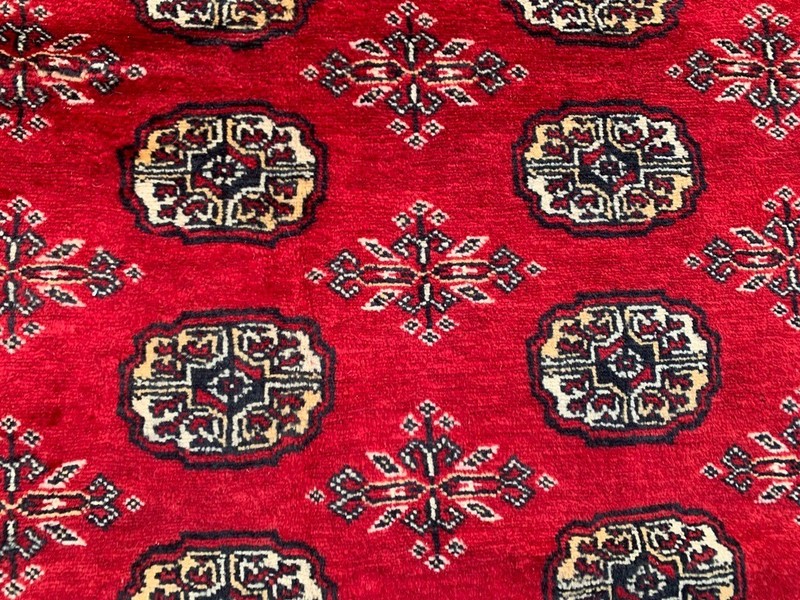 Vintage Afghan Rug, Hand-Knotted Wool, Traditional Area Carpet (8x11 ft.) gallery