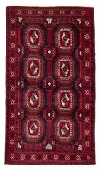 Vintage Hand-Knotted Area Rug 3’7″ x 5’11” Traditional Wool Carpet