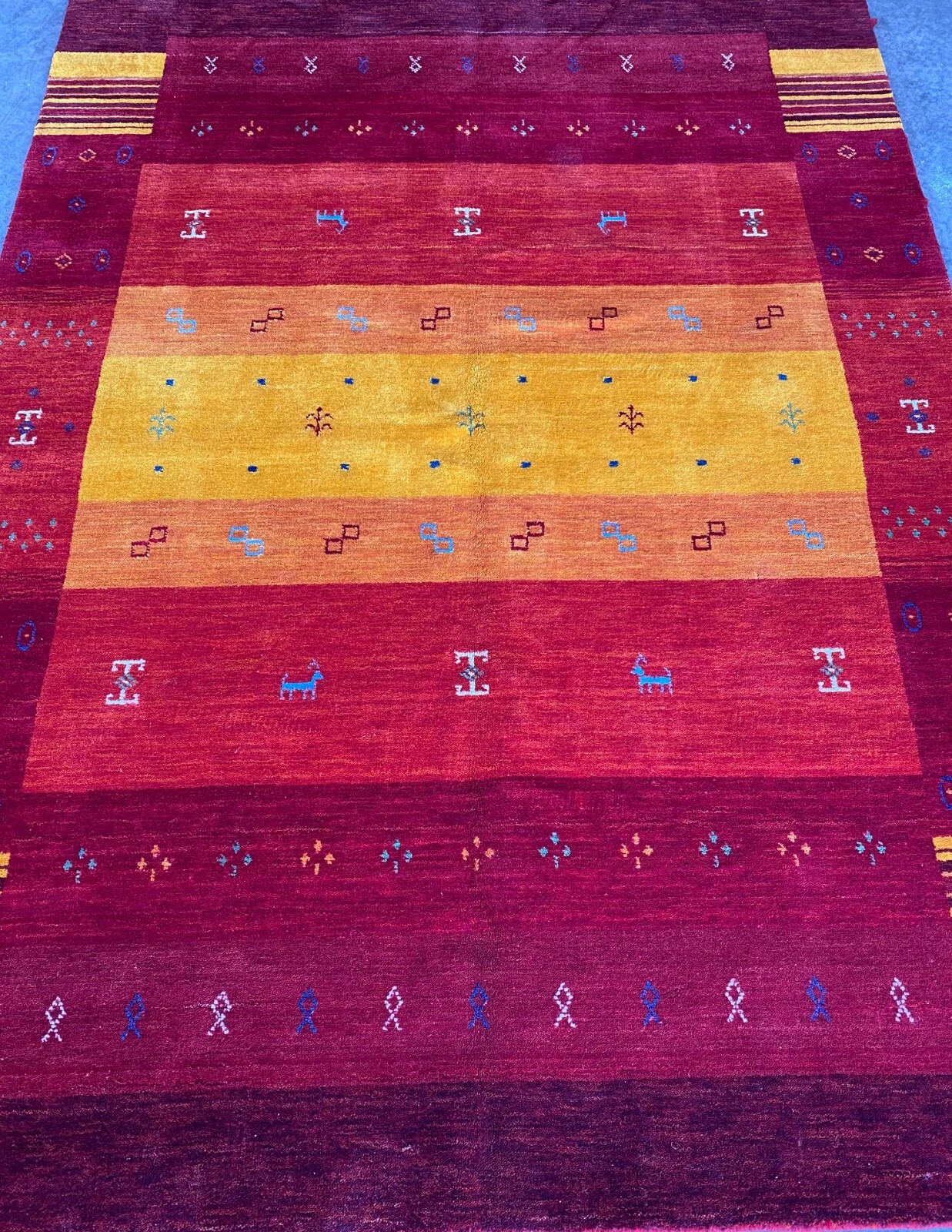 Fine Quality Handmade Nepalese Tibetan Area Rug 6'x8' Natural Dyes Wool Modern gallery