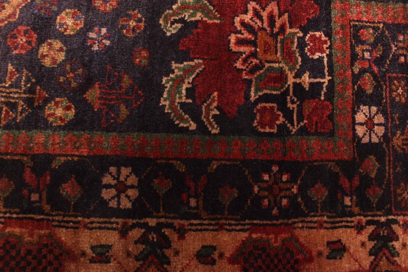 Vintage 3'1" x 5'2" Traditional Hand Knotted Vegetable Dye Wool Area Rug gallery