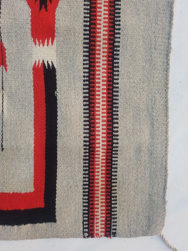 Vintage Traditional Handcrafted Navajo American Rug for Home Décor 160x74 cm gallery