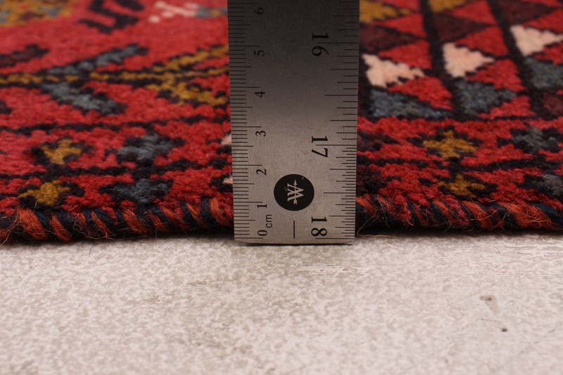 Vintage 3'1" x 5'9" Traditional Hand Knotted Vegetable Dye Wool Area Rug gallery