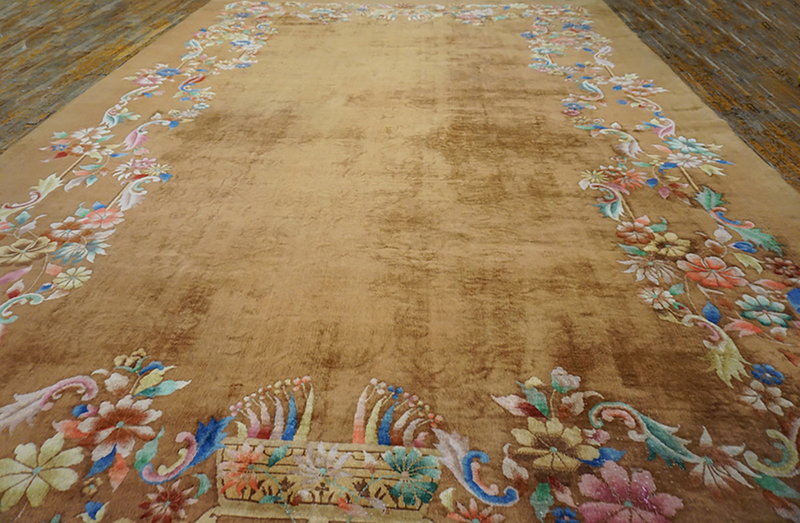12X18 Antique Chinese Art Deco Wool Area Rug 1935 gallery