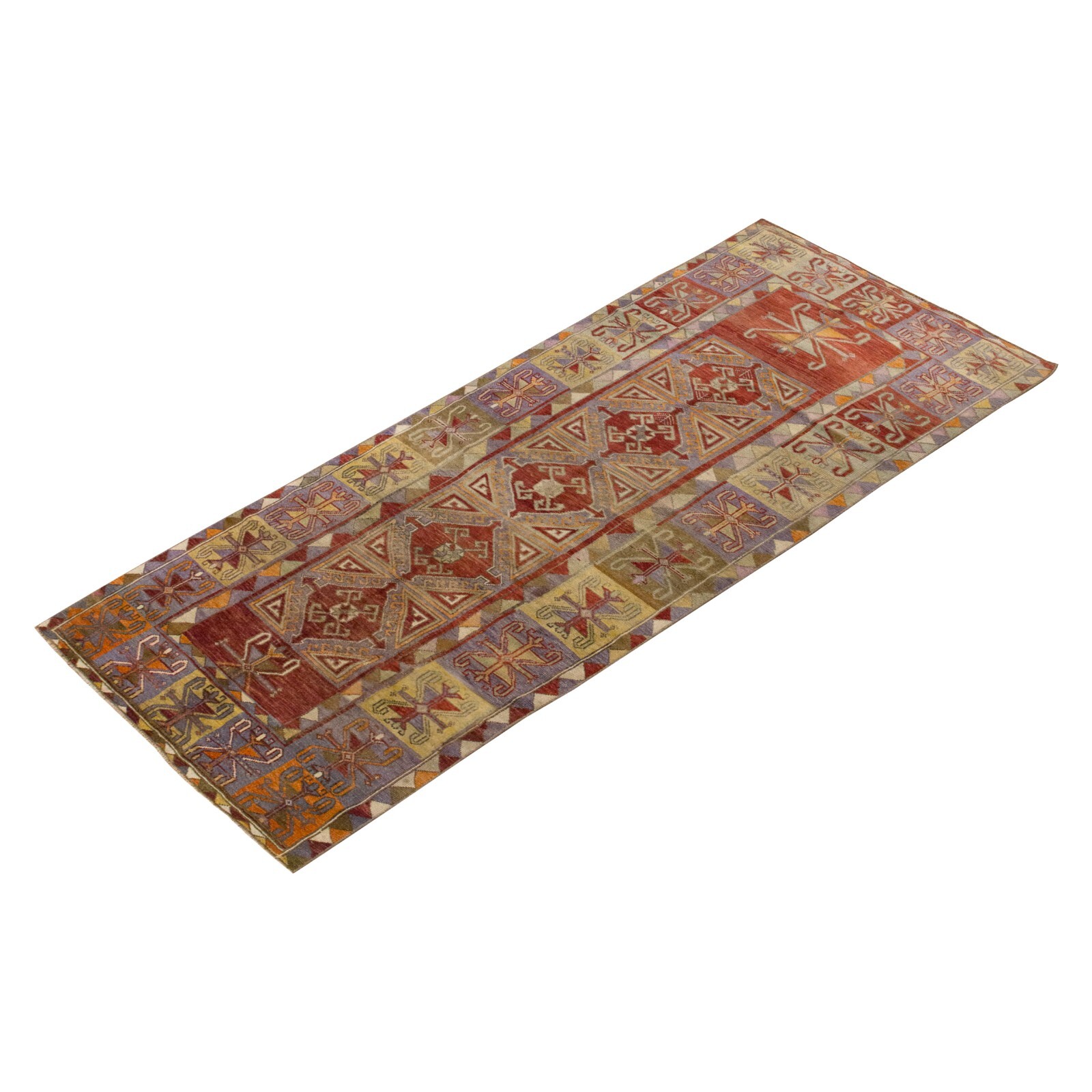 4'1 X 10'8 feet Runner Rug,Turkish Runner,Vintage Runner,Oushak Rug,Floor Rug gallery