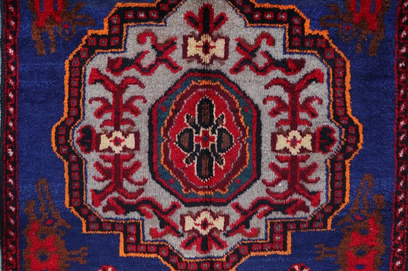 Afghan Handmade Taimani Rug 4'10 x 3'2 ft gallery