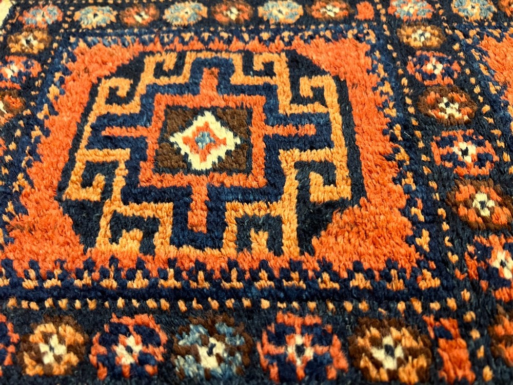 COLLECTRS ITEM Antique Nomad Maldari, Tribal Sistan Natural Vegetable Nomad Rug