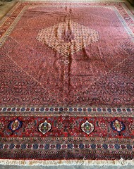 Fine Quality Antique Handmade Oriental Rug, Manchester Wool, 11’x16′