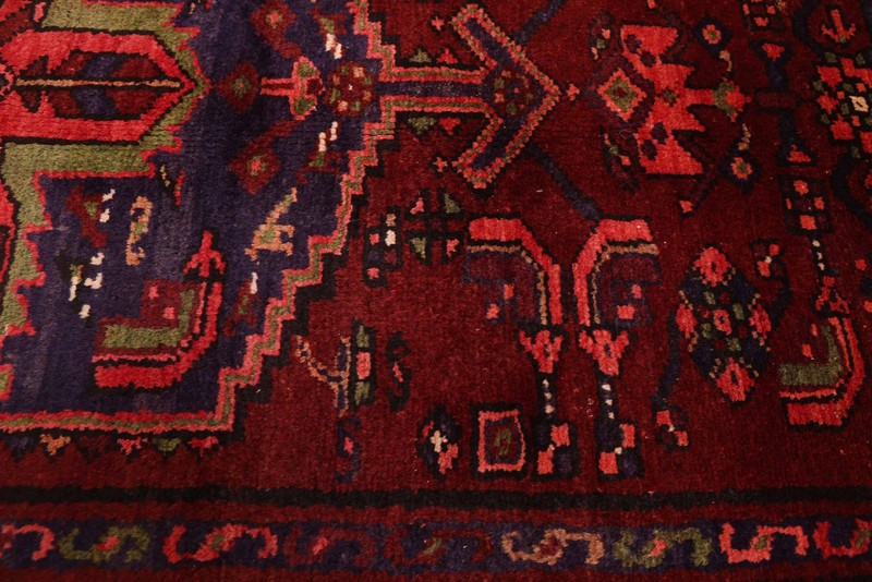 Vintage 4'8" x 7'1" Traditional Hand Knotted Vegetable Dye Wool Area Rug gallery