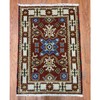Handmade Indo Kazak Wool Rug 2' X 3' gallery