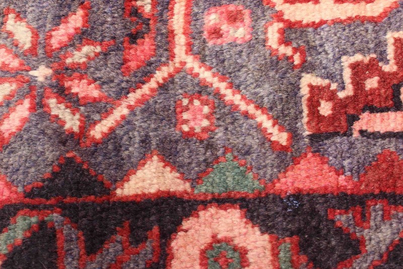 Vintage Hand-Knotted Area Rug 4'6" x 8'4" Traditional Oriental Wool Carpet gallery