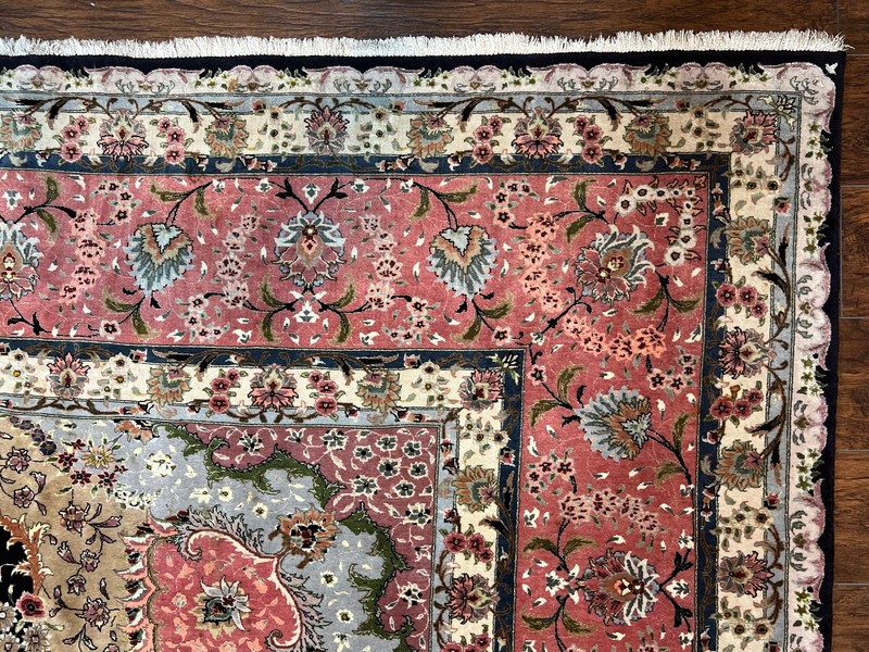 Magnificent Per'sian Ta'briz Rug 11x16 Wool Silk Fine 450 KPSI gallery