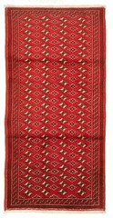 Vintage Hand-Knotted Carpet 3’11” x 7’7″ Traditional Oriental Wool Area Rug