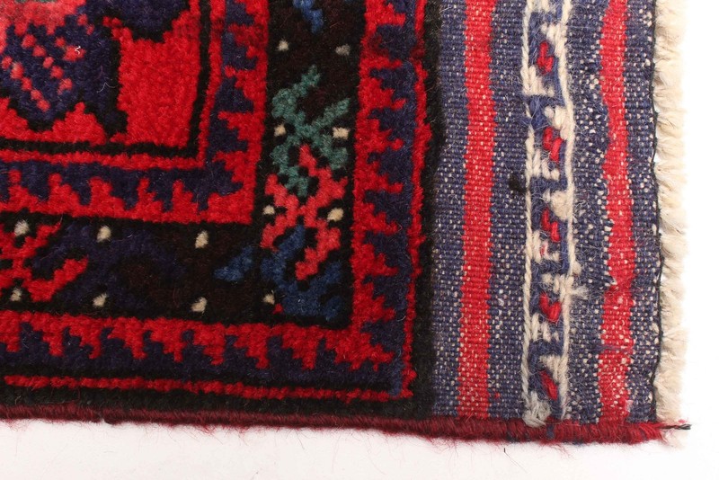 Vintage 3'2" x 4'11" Traditional Hand Knotted Vegetable Dye Wool Area Rug gallery