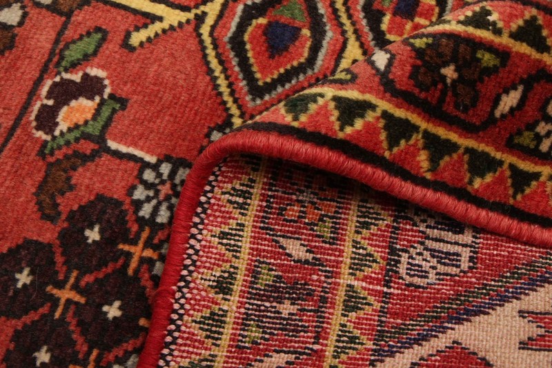 Vintage 3'6" x 4'10" Traditional Hand Knotted Vegetable Dye Wool Area Rug gallery