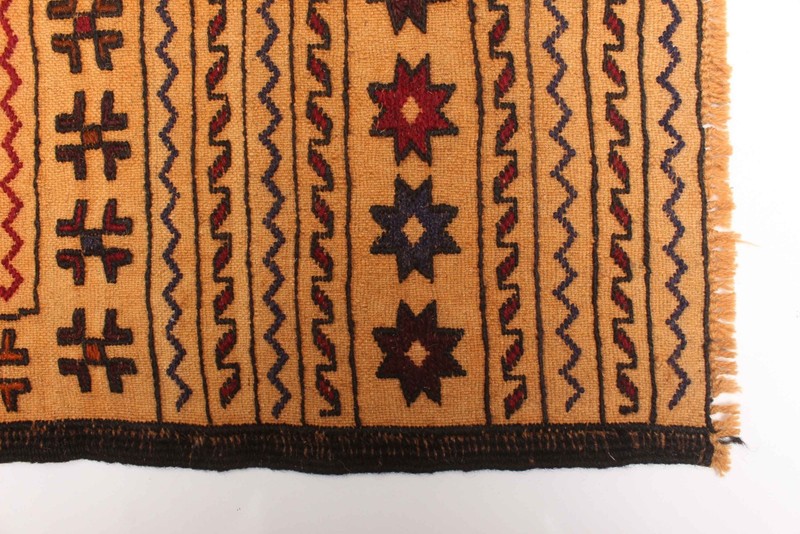 Vintage Hand Woven Area Rug 4'5" x 6'2" Traditional Wool Oriental Carpet gallery