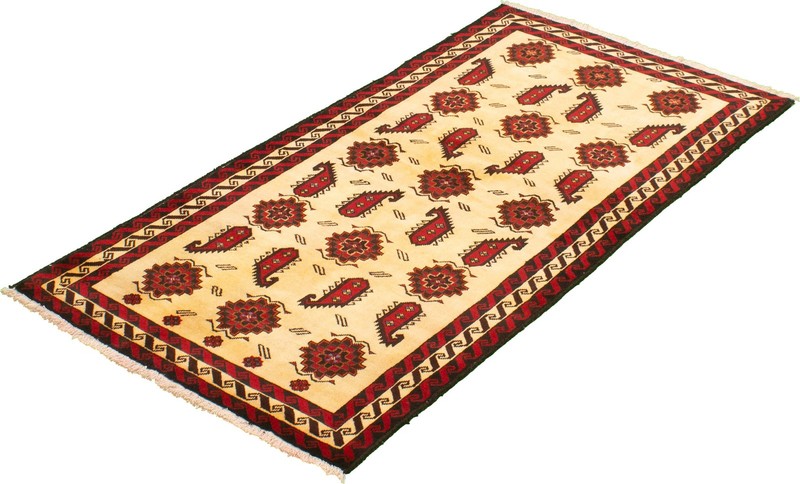 Vintage Traditional Hand-Knotted Area Rug 3'5" x 6'7" Oriental Wool Carpet gallery