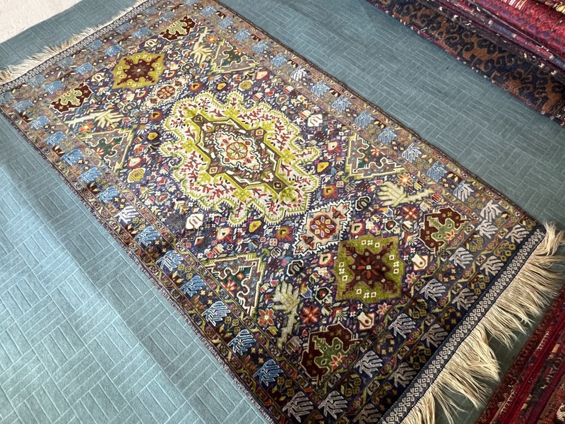 Vintage Hand Knotted Area Rug Tribal Traditional Wool Carpet gallery