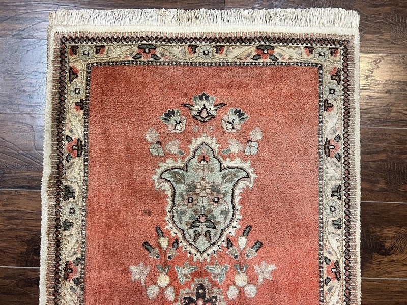 Per'sian Runner Rug 3 x 12, Open Field, Terracotta gallery