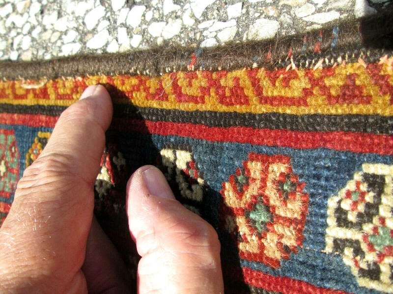 ANTIQUE CAUCASIAN SHIRVAN PRAYER RUG CIRCA 1870's. VERY FINELY WOVEN COLLECTIBLE gallery