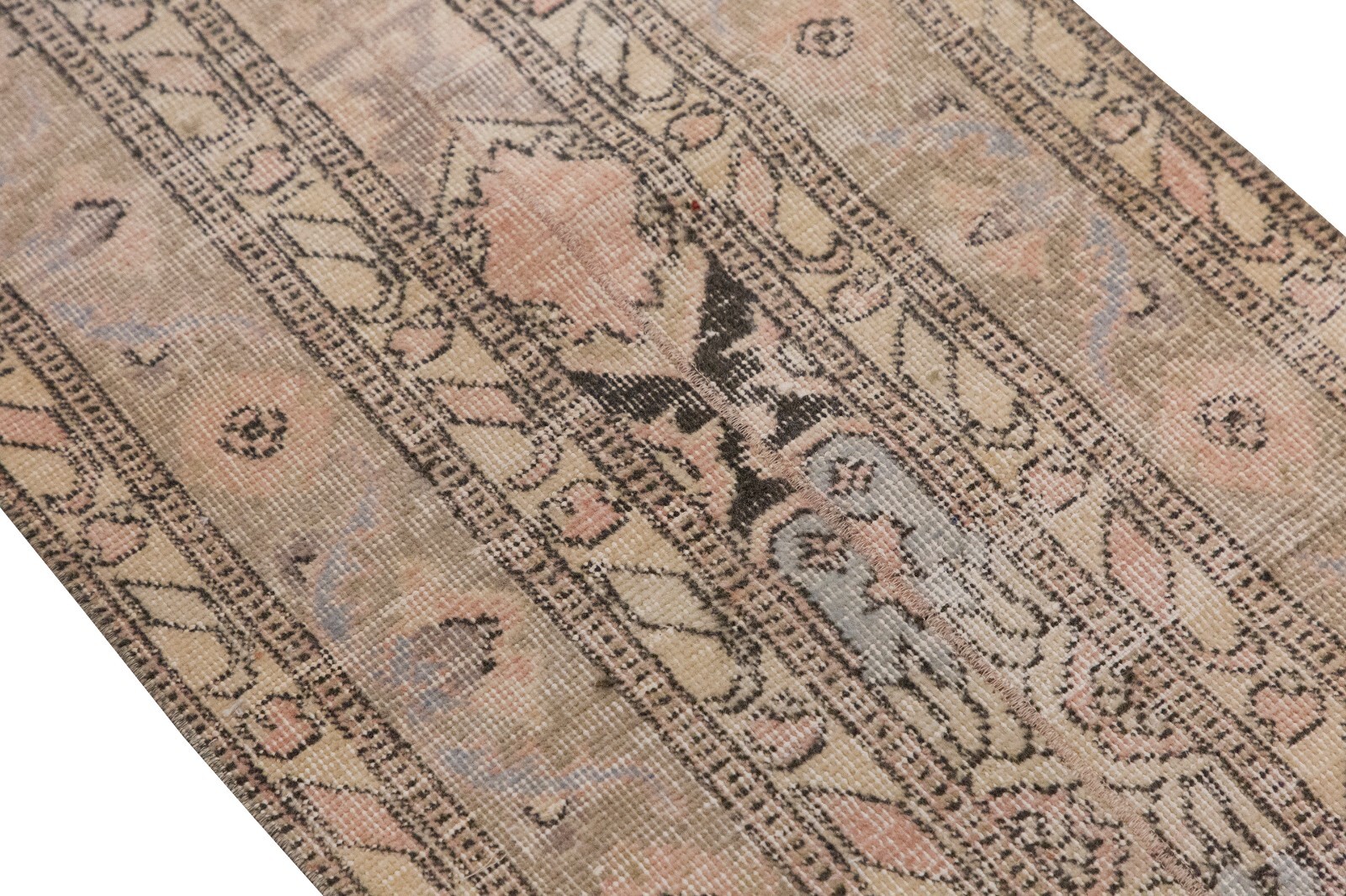 Oushak Rug,Runner Rug,Turkish Runner,Vintage Runner,Floor Rug, 1'10 x 14 feet gallery