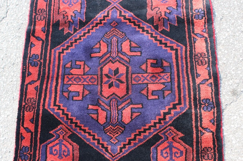 Tribal Vintage Colorful Afghan 2' 10" x 6' 12" Pink Handmade Area Rug gallery