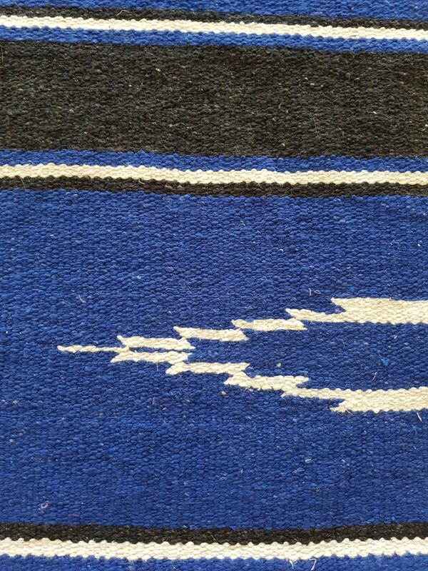 Vintage Handmade Turkish Striped Wool Kilim Rug 149x75 cm gallery