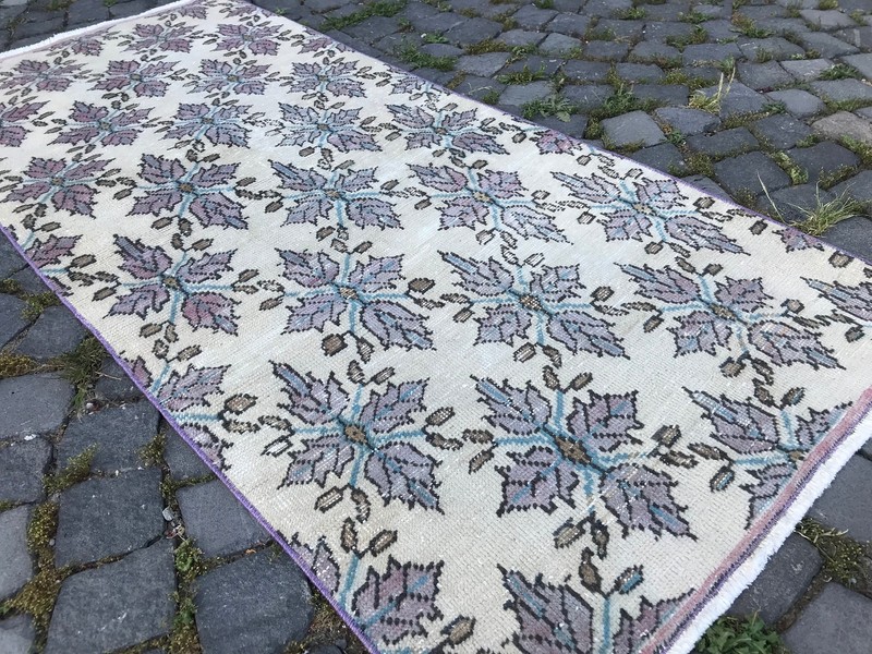 Handmade Rug Turkish Area Rug Vintage Rug Oushak Rug Antique Rug Bohemian Rug gallery