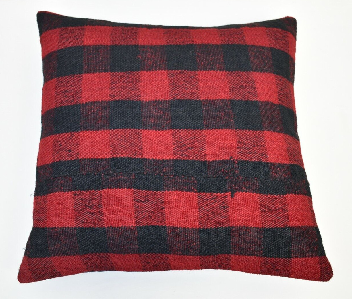Turkish Kilim Pillow Cover 17'' x 17'' Vintage Throw Pillow Cushion Cover Rug gallery