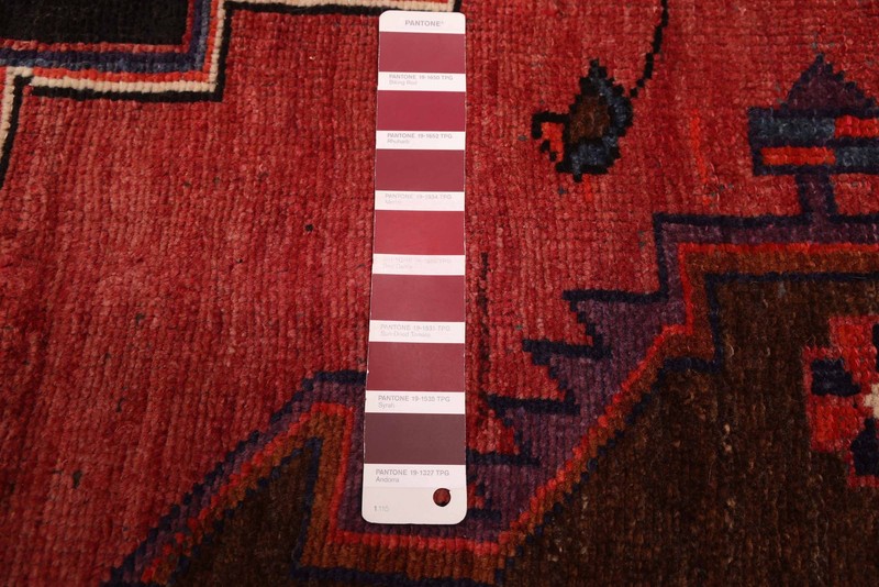 Vintage 4'5" x 8'6" Traditional Hand Knotted Vegetable Dye Wool Area Rug gallery