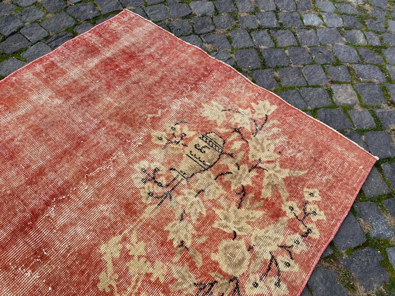 Wool rug, Area rug, Vintage rug, Turkish rug, Bohemian rug 3,8 x 6,0 ft gallery