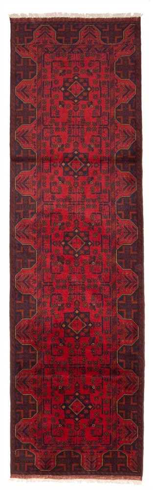 Vintage Hand-knotted Runner Rug 2'10" x 9'9" Traditional Oriental Wool Carpet