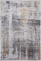 Modern 230×160 cm Abstract Machine Woven Fine Carpet Rug Gray