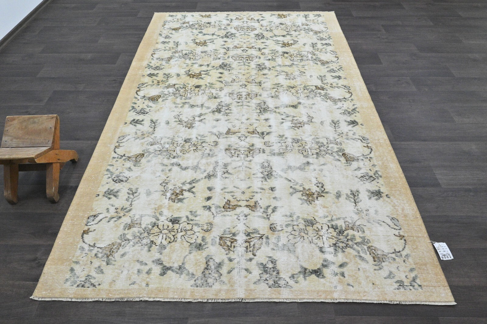 Oushak Turkish Vintage Rug 5x9 Kilim Rug Anatolian Handmade Boho Decor BEIGE gallery