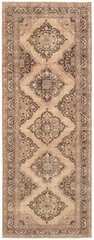 Vintage Hand-Knotted Carpet 4’8″ x 12’8″ Traditional Oriental Wool Area Rug