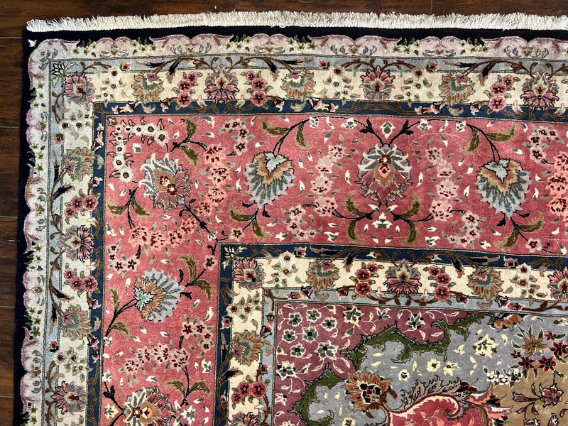 Magnificent Per'sian Ta'briz Rug 11x16 Wool Silk Fine 450 KPSI gallery