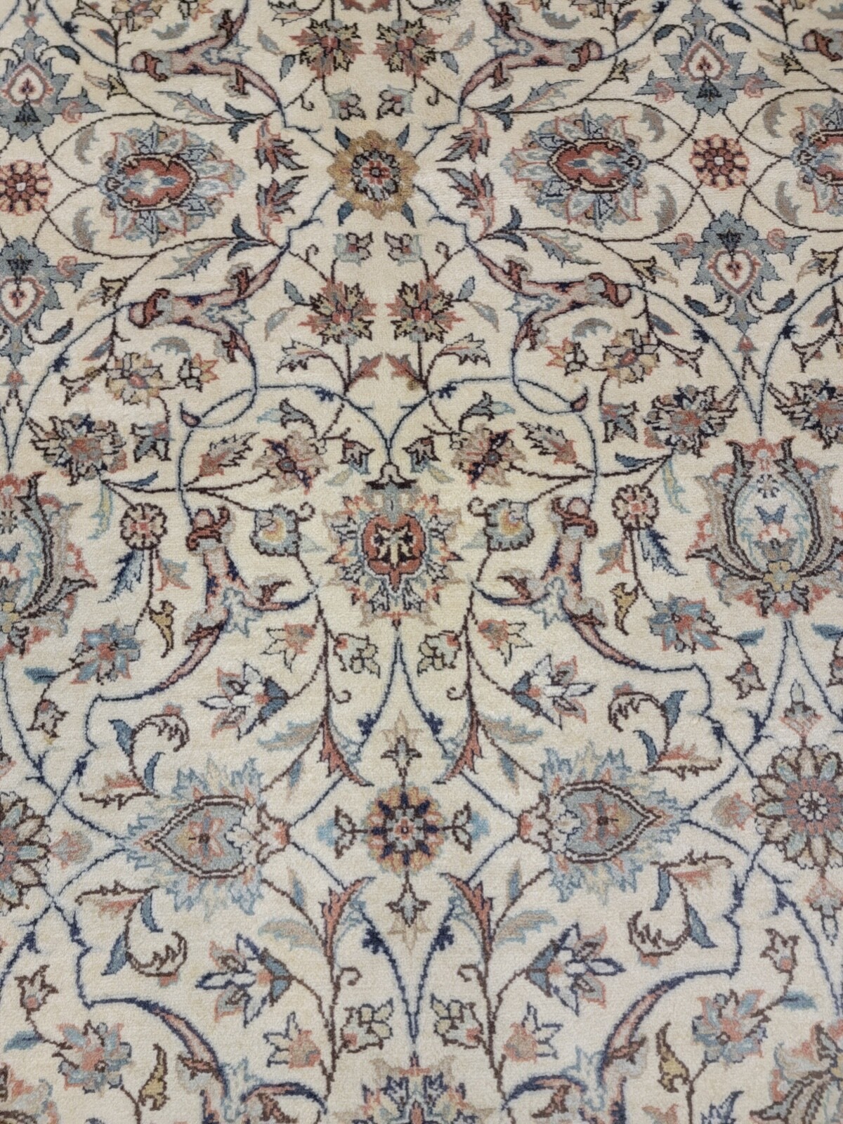 Antique Oriental Hand-Knotted Wool Area Rug Beige/Terracotta 4'7" x 7'3" gallery