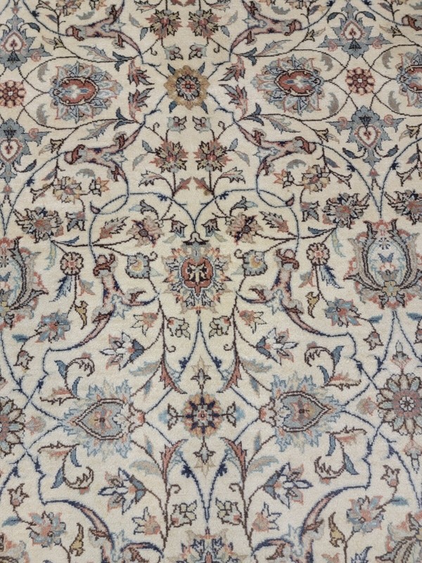 Antique Oriental Hand-Knotted Wool Area Rug Beige/Terracotta 4'7" x 7'3" gallery
