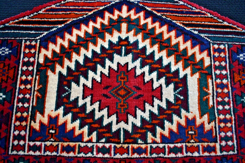 Fabulous Antique Asmalyk Rug 23'' x 15'' Rare Collector's Tribal Yomud Asmalyk gallery