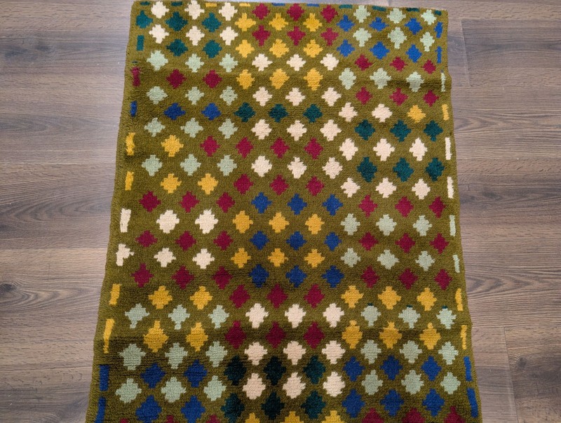 Afghan Balouch Rug 3x5, Multicolor, Wool, Handmade, Tribal gallery