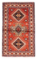 Vintage 3’10” x 6’0″ Traditional Hand Knotted Vegetable Dye Wool Area Rug