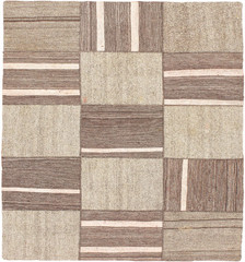 Vintage Hand Woven Area Rug 5’4″ x 7’8″ Traditional Cotton Oriental Carpet