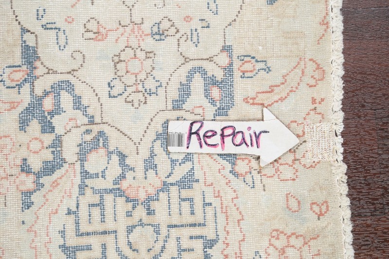 Antique Muted Distressed Hand-knotted Traditional Evenly Low Pile Area Rug 10x13 gallery