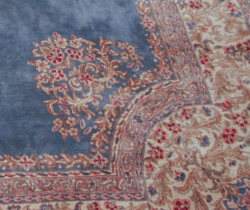 RRA 12x16 True Oriental Rug Medallion design Lt Blue Carpet 12234 gallery