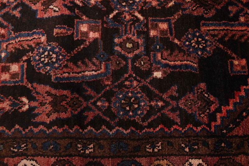 Vintage Hand-knotted Runner Rug 3'5" x 9'4" Traditional Oriental Wool Carpet gallery