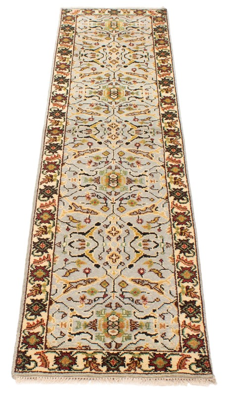 Vintage Hand-knotted Runner Rug 2'5" x 9'11" Traditional Oriental Wool Carpet gallery