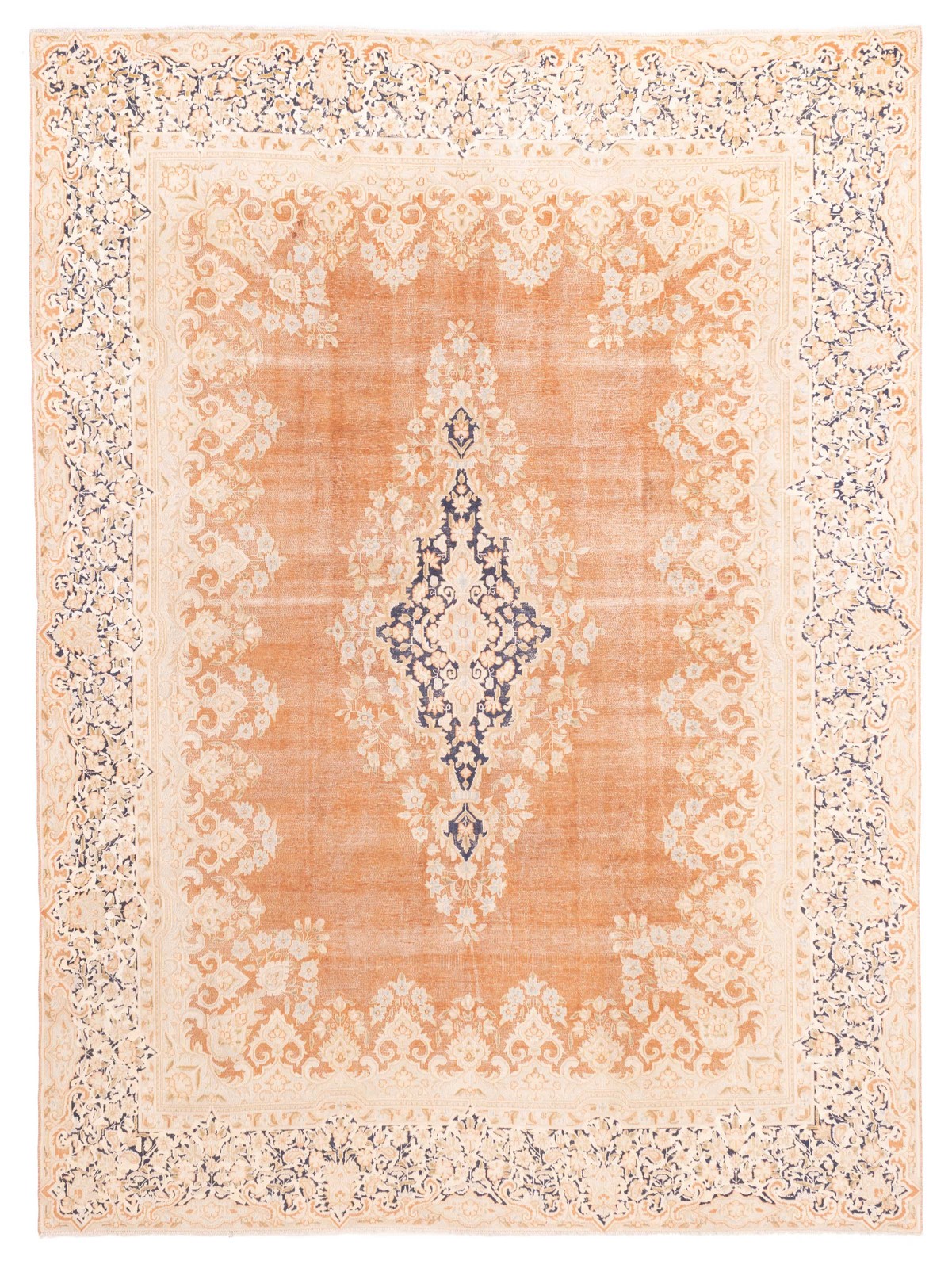 Traditional Vintage Hand-Knotted Area Rug 9'2" x 12'6" Oriental Wool Carpet gallery