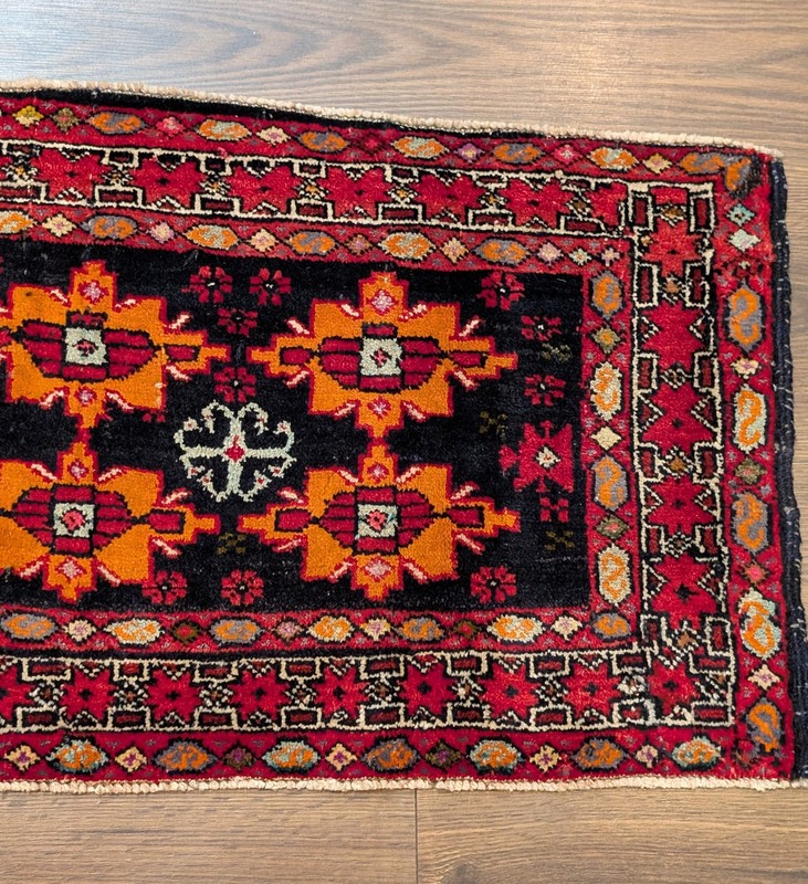 Small Per'sian Turkoman Rug 1.6 x 3, Hand Knotted, New, Vivid Colors gallery