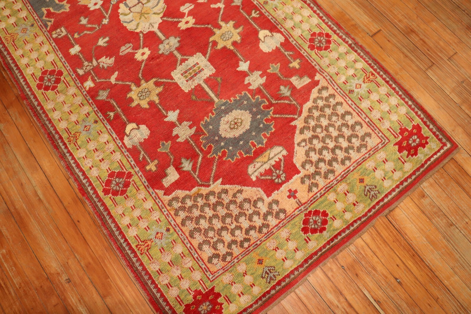 Antique Gorgeous Turkish Oushak Ushak Rug Size 3'11''x6'3'' gallery