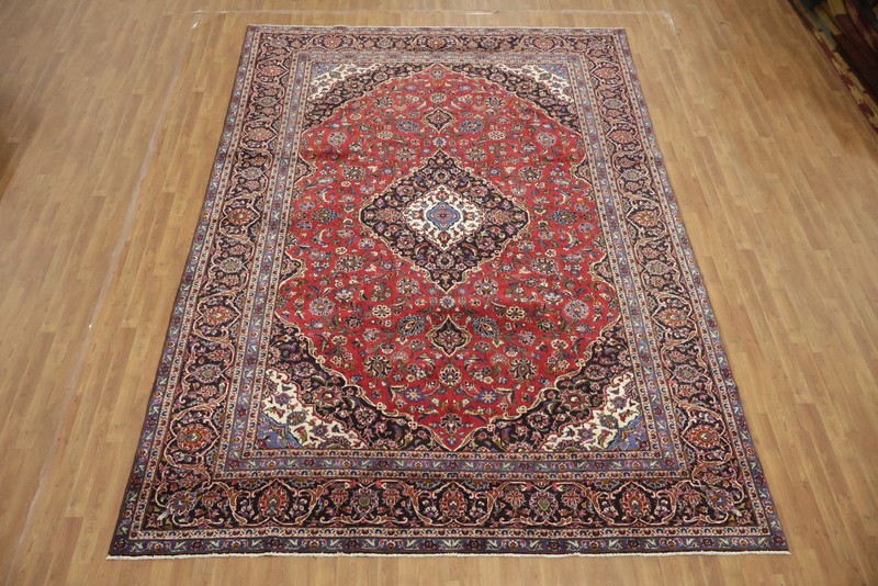 Classic Handmade Living Room Rug 9x13 Medallion Traditional Wool Vintage Carpet gallery