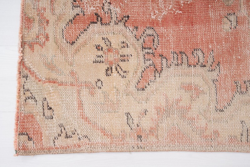 Turkey Vintage Oushak Area Rug 5x8 Turkish Rug Pale Anatolian Wool Carpet, 89 gallery